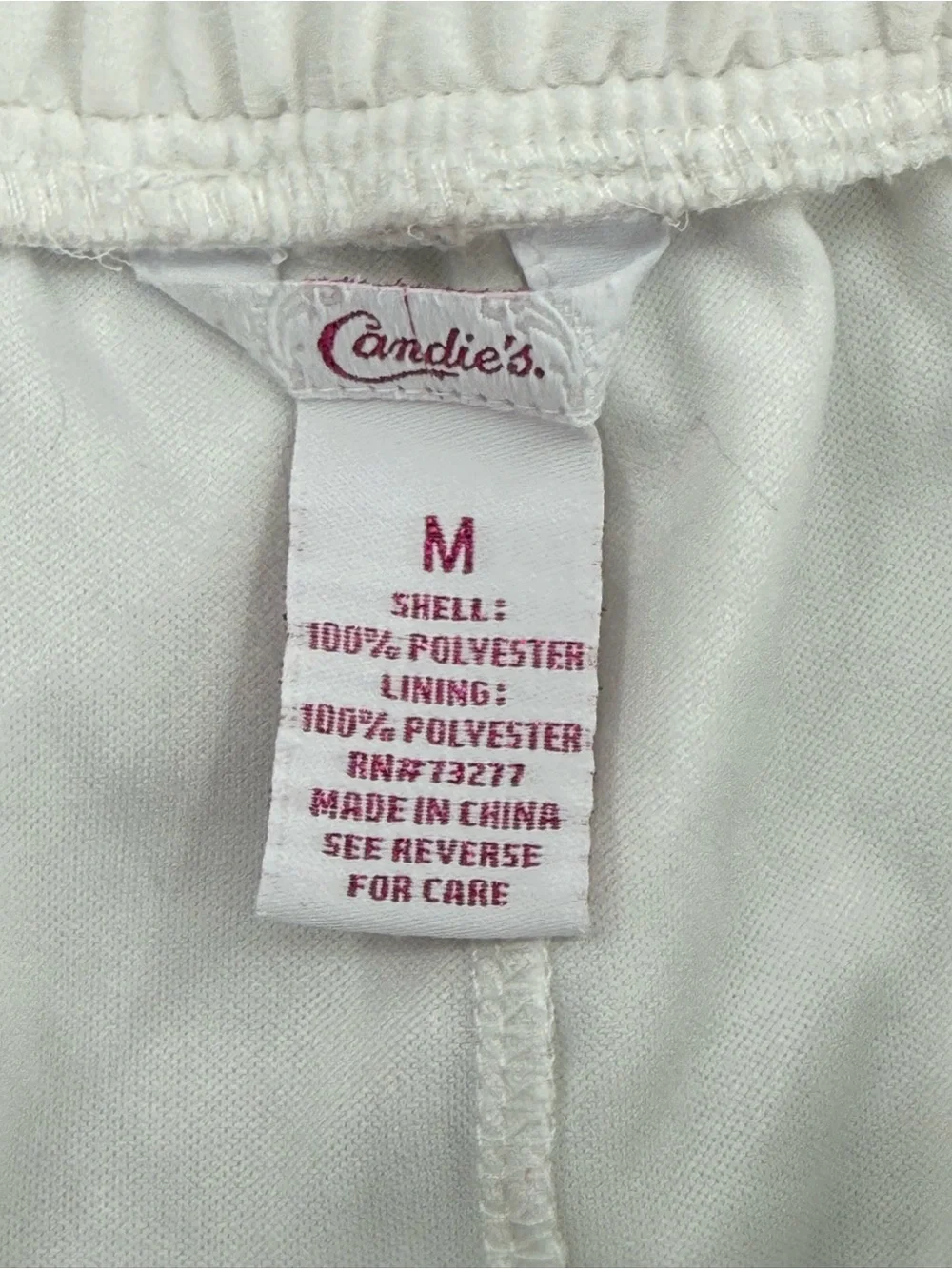 Candie's White Lined Maxi Slip - Picture 5 of 5